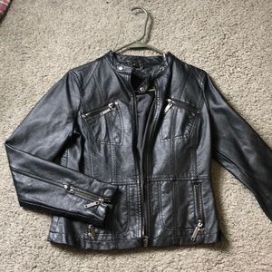 JouJou Black Leather Jacket